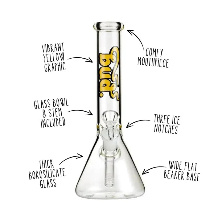 Bud Beaker Bong 25cm